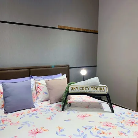 Sky Cozy Troika Residence: Pool & City View Apartments Kota Bharu Exterior photo