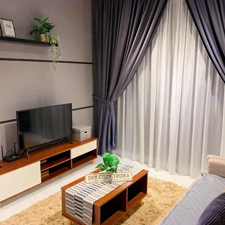 Sky Cozy Troika Residence: Pool & City View Apartments Kota Bharu Exterior photo