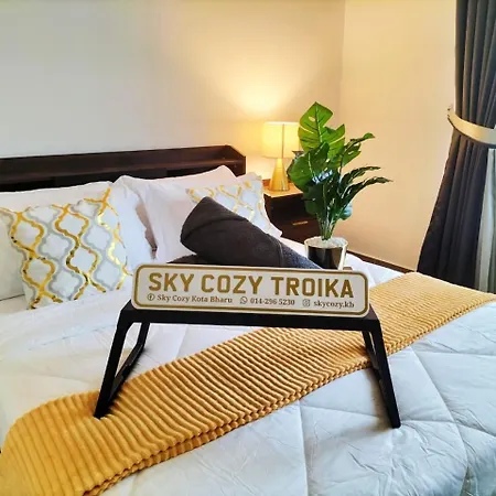 Sky Cozy Troika Residence: Pool & City View Apartments Kota Bharu Exterior photo