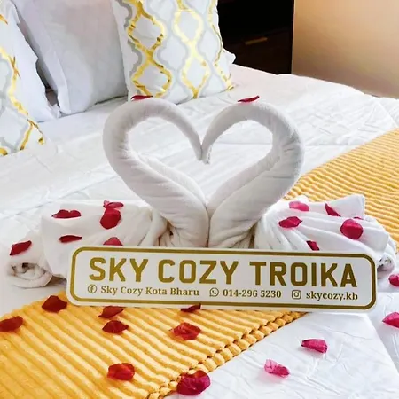 Sky Cozy Troika Residence: Pool & City View Apartments Kota Bharu Exterior photo